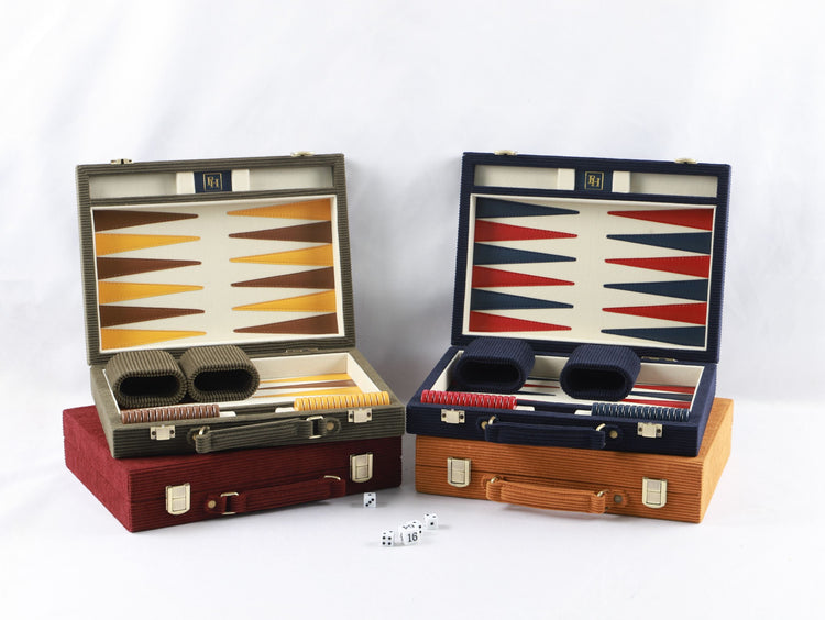 Corduroy Backgammon Sets