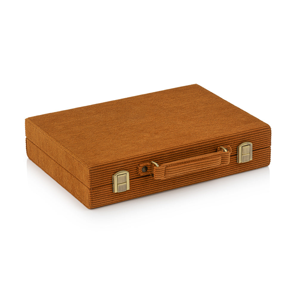 The Mustard Corduroy Backgammon Set