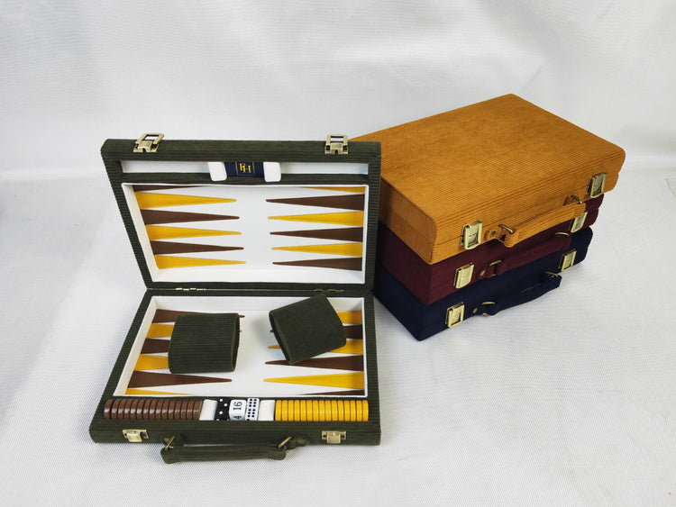 Corduroy Backgammon Sets