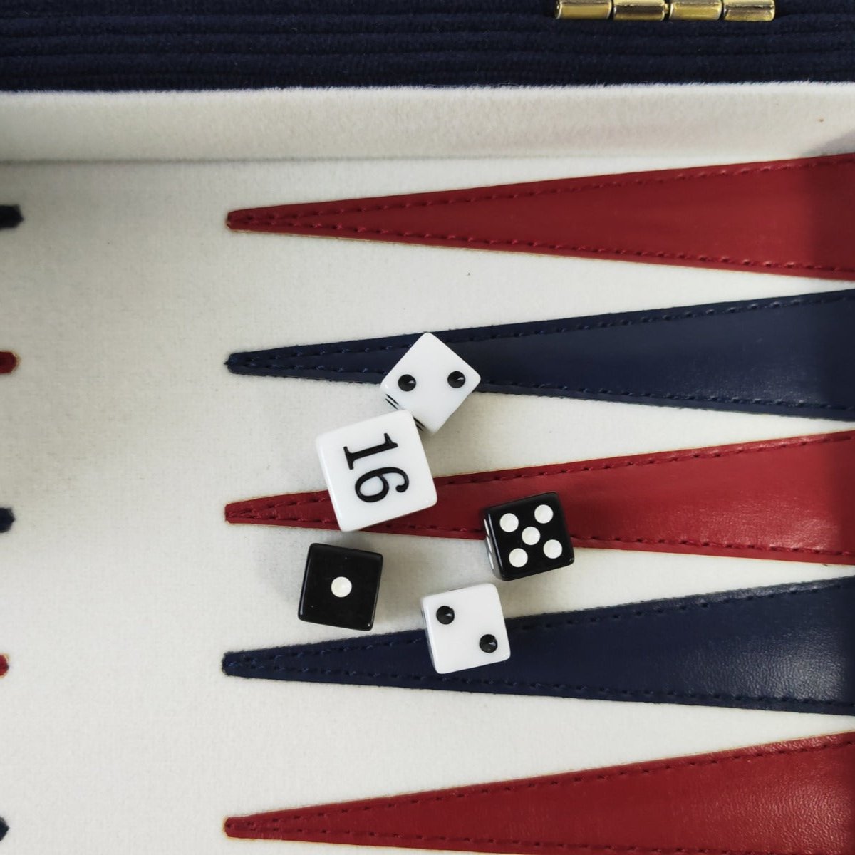 The Navy Corduroy Backgammon Set