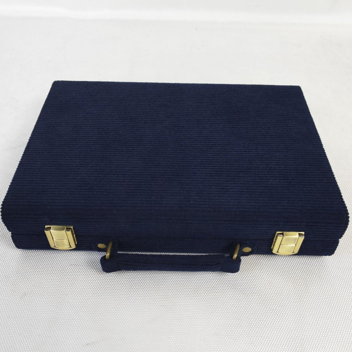 The Navy Corduroy Backgammon Set